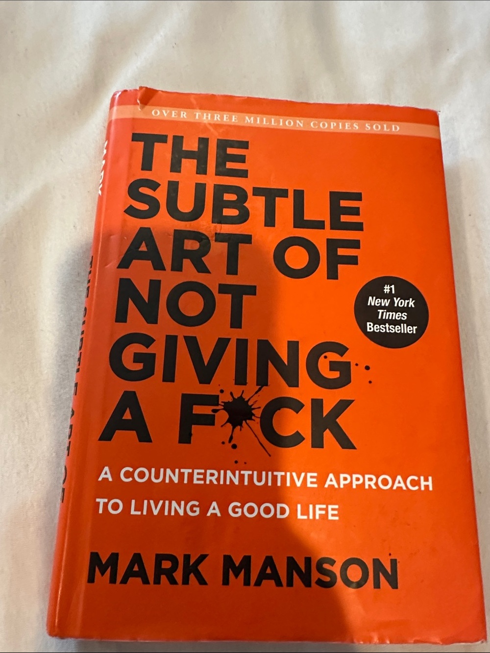 The Subtle Art of Not Giving a F*ck by - Orange